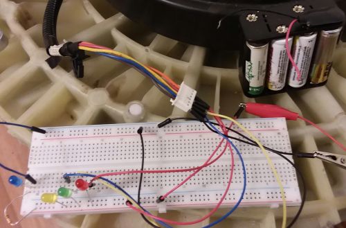 Bread board to test Hall effect sensort